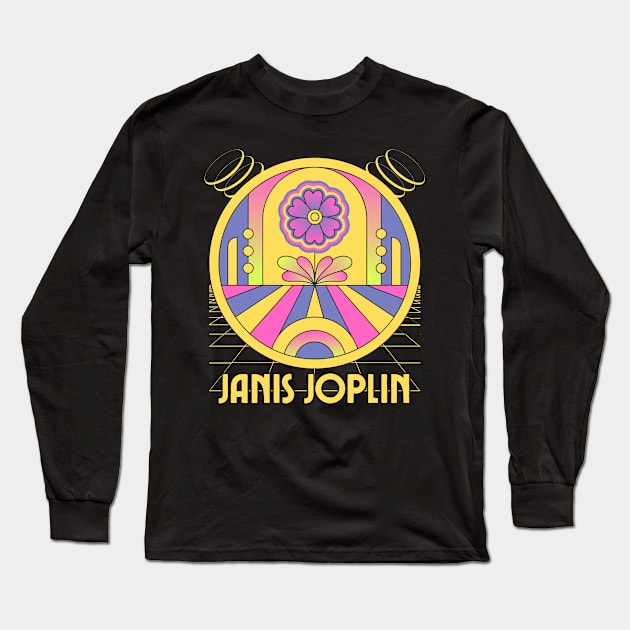 janis joplin Long Sleeve T-Shirt by Annaba